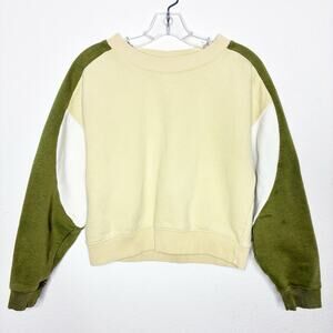 Anthropologie Daily Practice Color Blocked Sweatshirt S